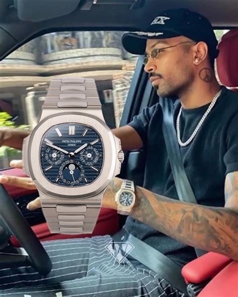 patek philippe hardik pandya watch price|hardik pandya 3 crore watch.